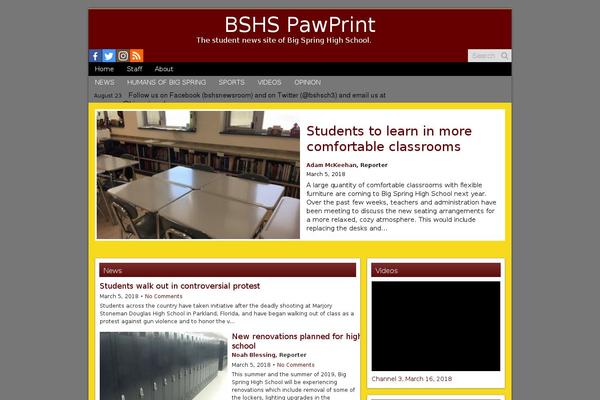 Site using WP-Paginate plugin