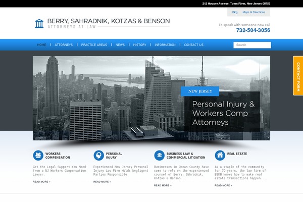 Beacon theme site design template sample