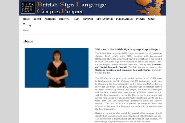 bslcorpusproject.org site used Bslcorpus