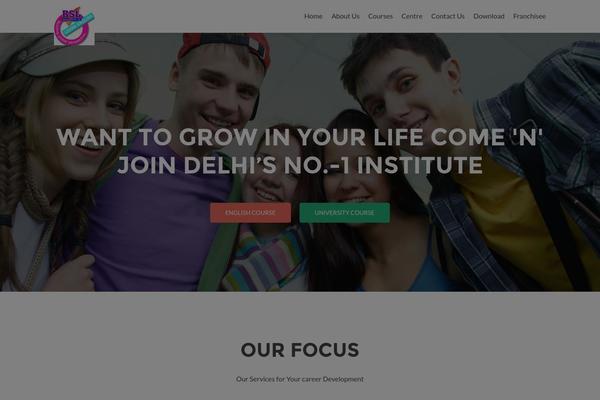 Zerif Lite theme site design template sample