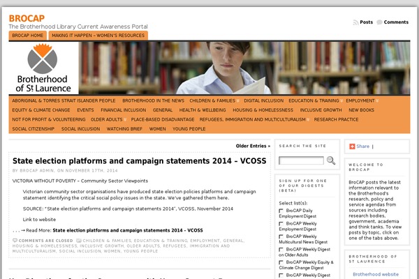 Site using Category-rss-widget-menu plugin