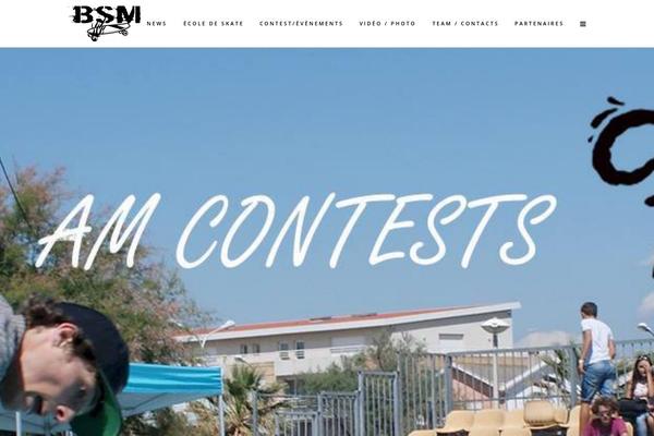 Bridge theme site design template sample