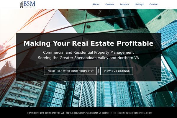 Parallax Pro theme site design template sample