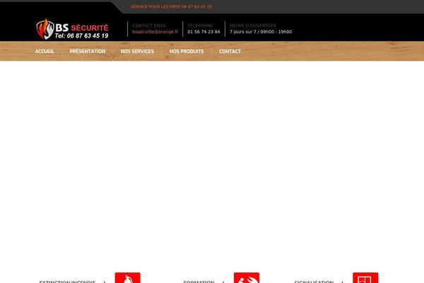 Safeguard theme site design template sample