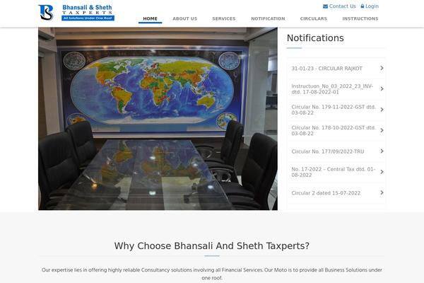Experts theme site design template sample