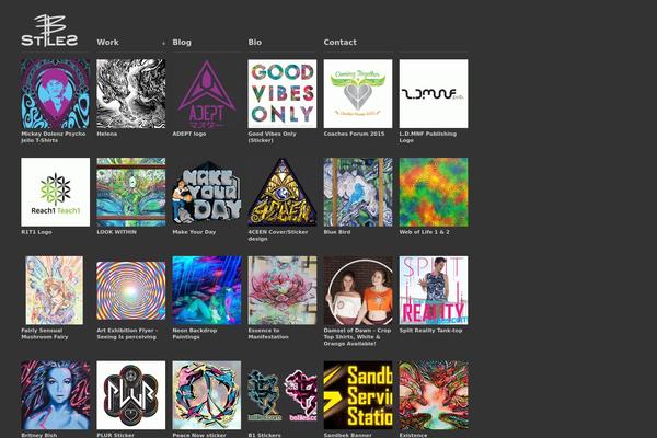 Portfolium theme site design template sample