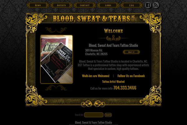 Bst theme site design template sample