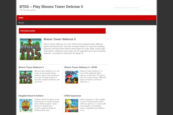 Gemer theme site design template sample