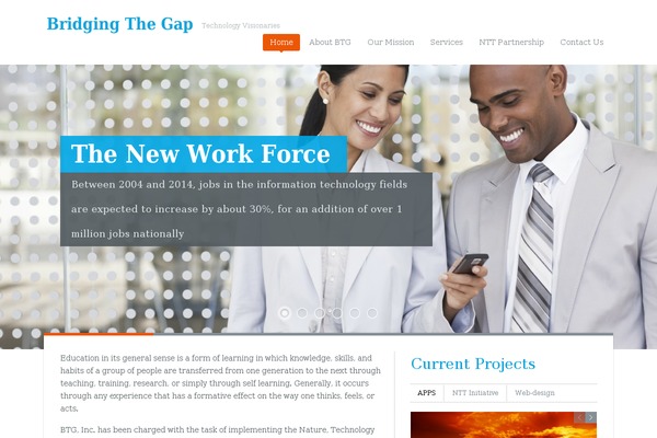 Venture theme site design template sample