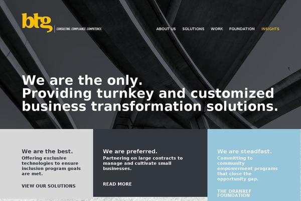 Btg theme site design template sample