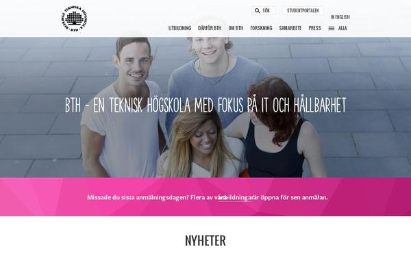 bth.se site used Bth