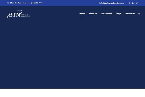 Financity theme site design template sample