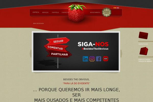 Adamos theme site design template sample