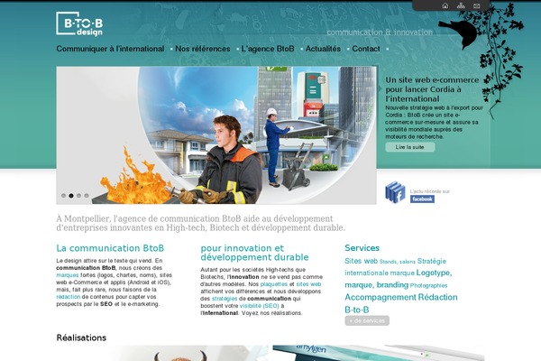 btobdesign.com site used B2b