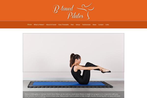 Evolution theme site design template sample