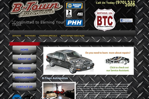 btownautomotive.com site used Twenty Ten