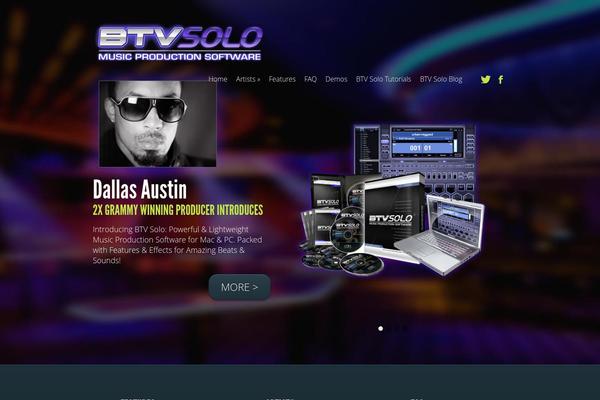 Fusion theme site design template sample
