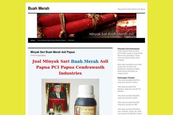 buahmerah.org site used Twentytenartikeljualanheader