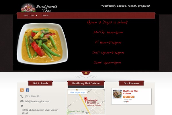The Restaurant theme site design template sample