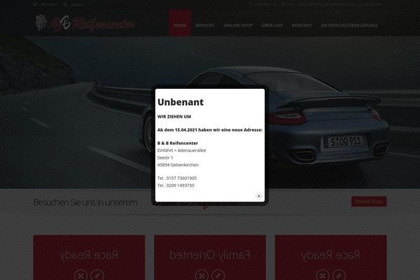 Bb theme site design template sample