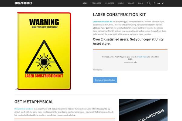 Miami theme site design template sample