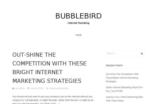 Aileron theme site design template sample