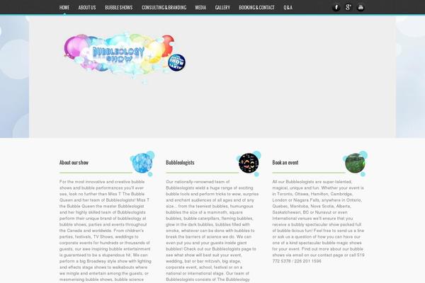 bubbleologyshow.com site used Rounder