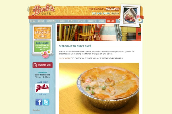bubscafe.com site used Bubsburgersandicecream
