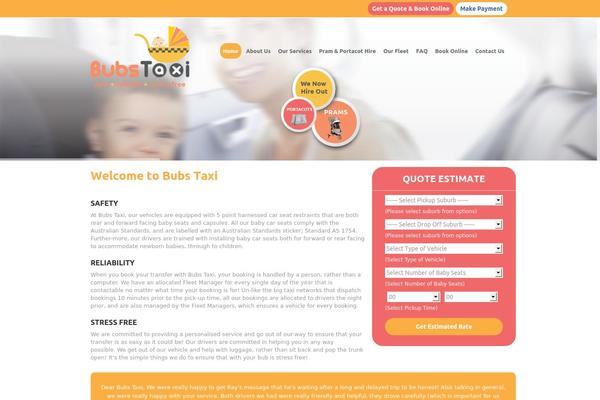 SimplePress theme site design template sample
