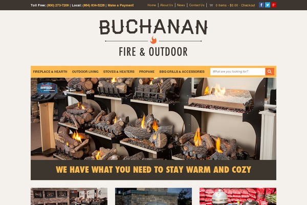 buchananfireandoutdoor.com site used Buchanan