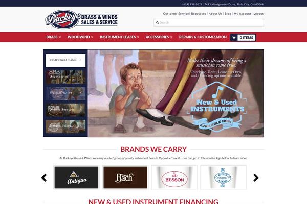 Concord theme site design template sample