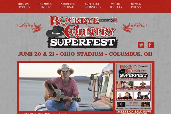 buckeyecountrysuperfest.com site used Buckeyefest