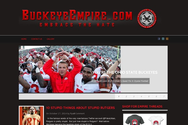 Triton theme site design template sample
