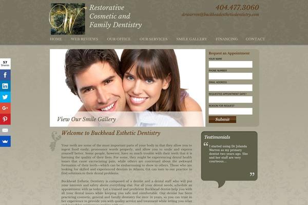 Site using Arconix Portfolio plugin