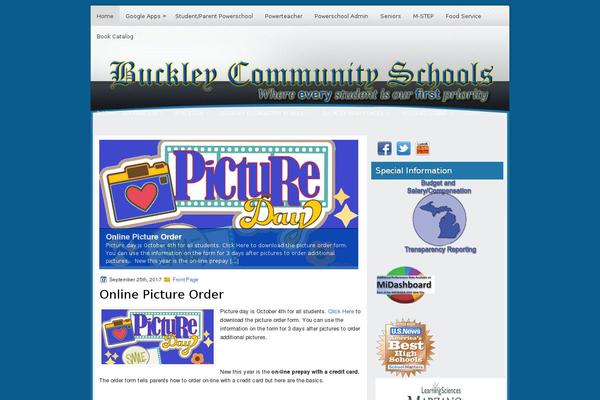 Studentblog theme site design template sample