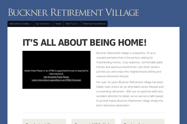 bucknervillage.org site used Organic_bold