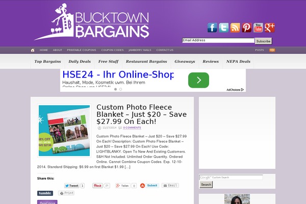 Headlines theme site design template sample