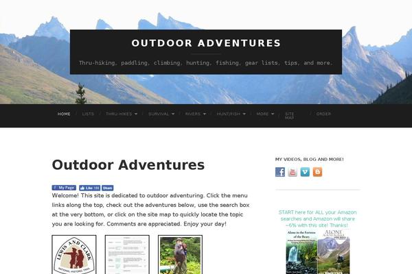 Hemingway theme site design template sample
