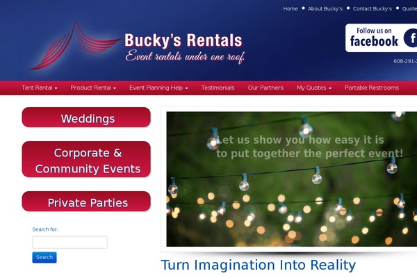 buckysrentals.com site used Buckystheme