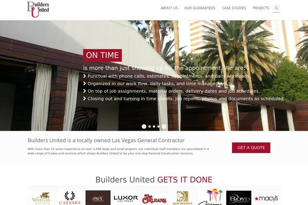 Unify theme site design template sample