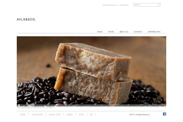 Rustik theme site design template sample