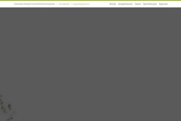 Garden theme site design template sample