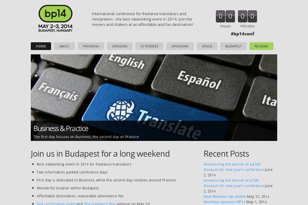 Wpconference theme site design template sample