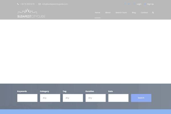 TravelTour theme site design template sample