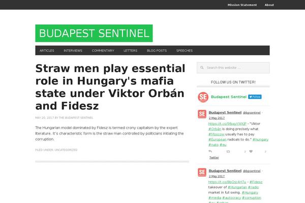 Site using Kebo Twitter Feed plugin