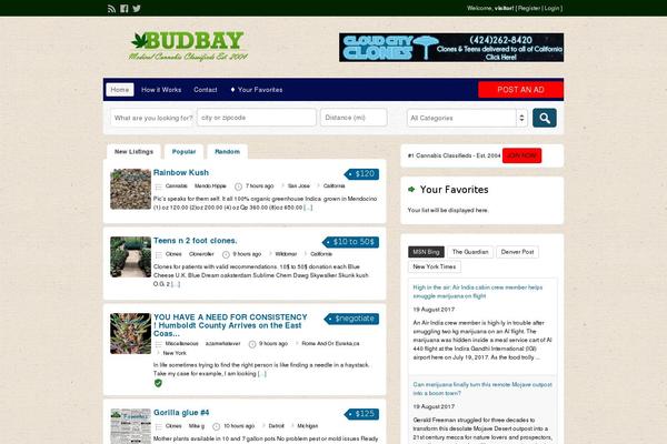 ClassiPress theme site design template sample
