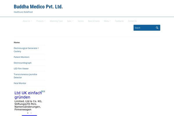 Academica theme site design template sample