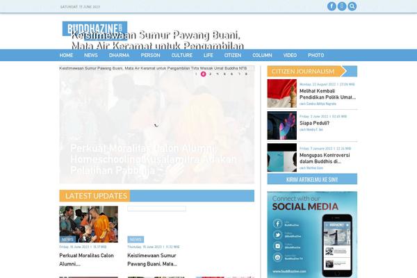 buddhazine.com site used Neoton