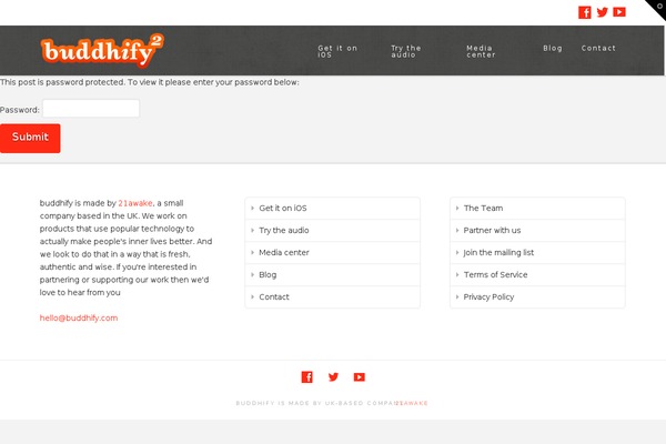 buddhify.com site used Buddhify2017