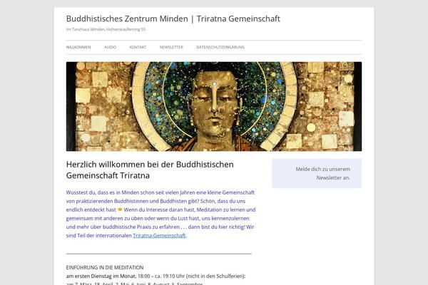 Tiny Framework theme site design template sample